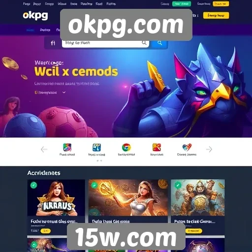 experiência do usuário no site okpg.com é aprimorada
